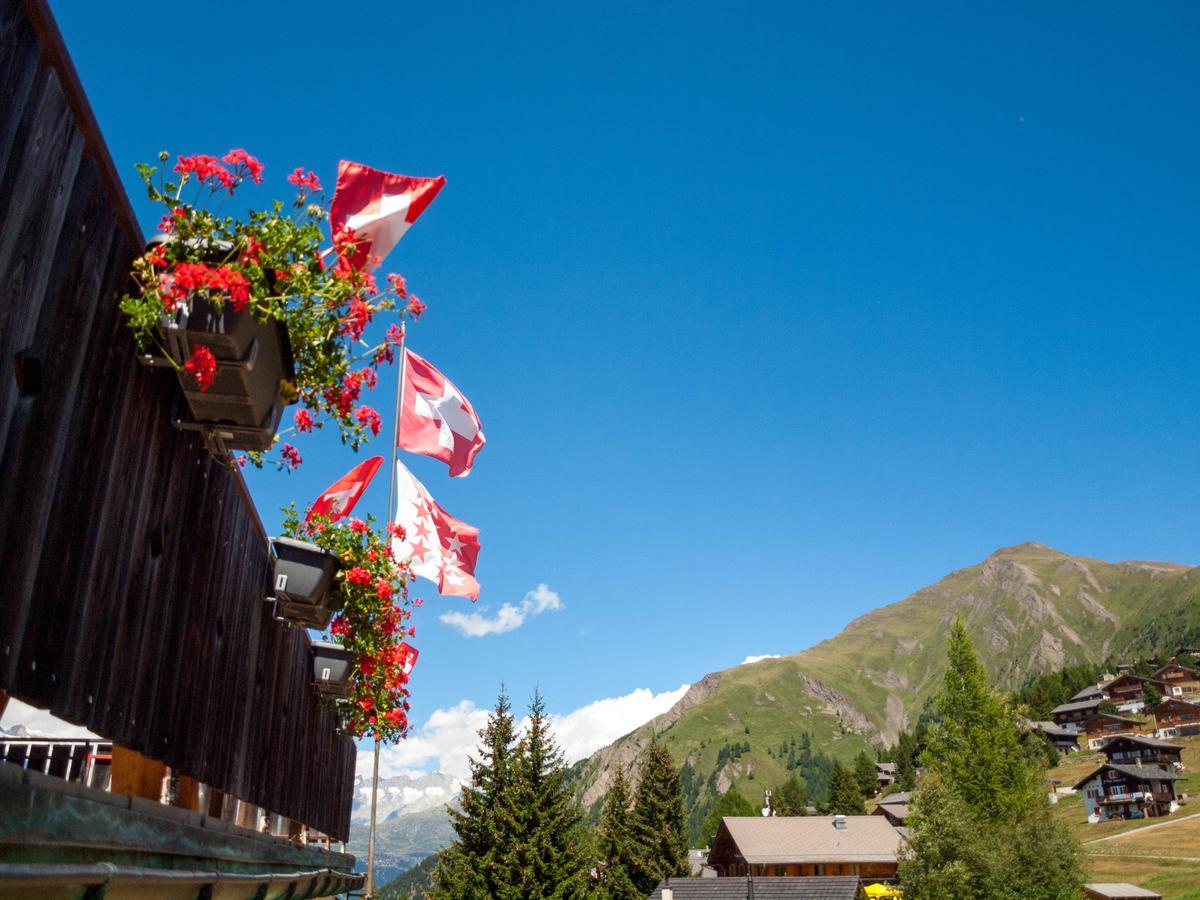 Gruppenhaus im Walliser Alpstyle Rosswald Exterior foto